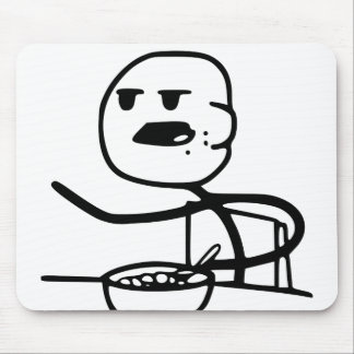 Mousepad Cara de Meme do cereal