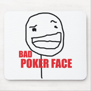 Mousepad Cara de póquer má