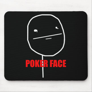Mousepad Cara de póquer Meme