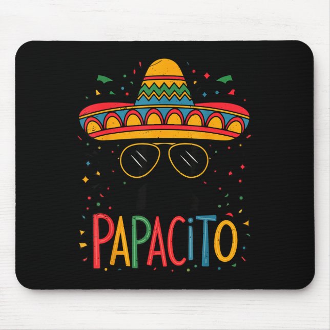 Mousepad Cara de Sombrero Papacito Cinco Maio Festa Engraça (Frente)
