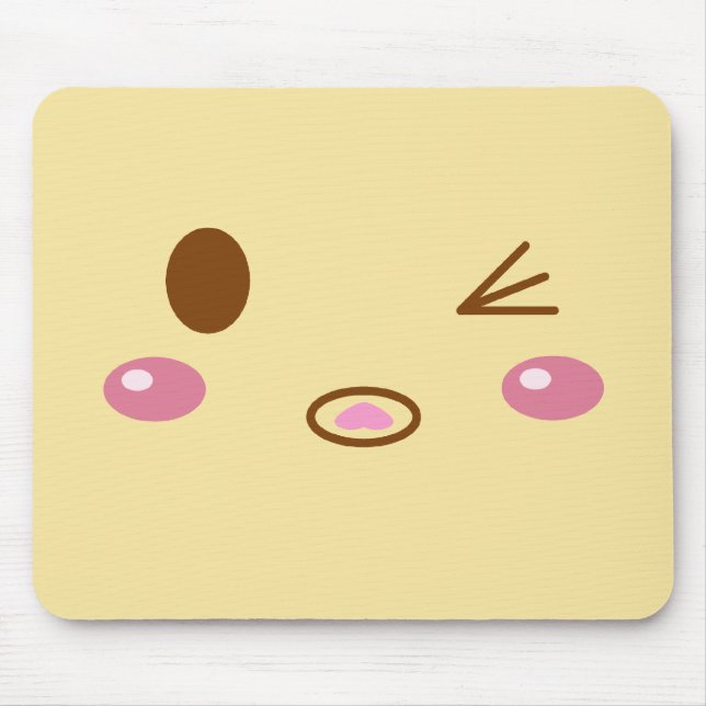 Mousepad Cara do bolo da carne (Frente)
