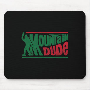 Mousepad Cara do Montanhista Divertido Presente de Bigfoot