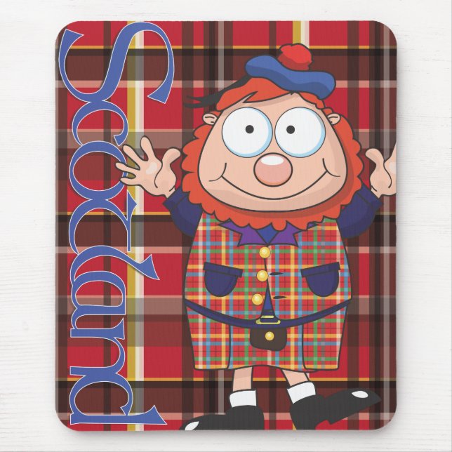 Mousepad Cara escocês (Frente)