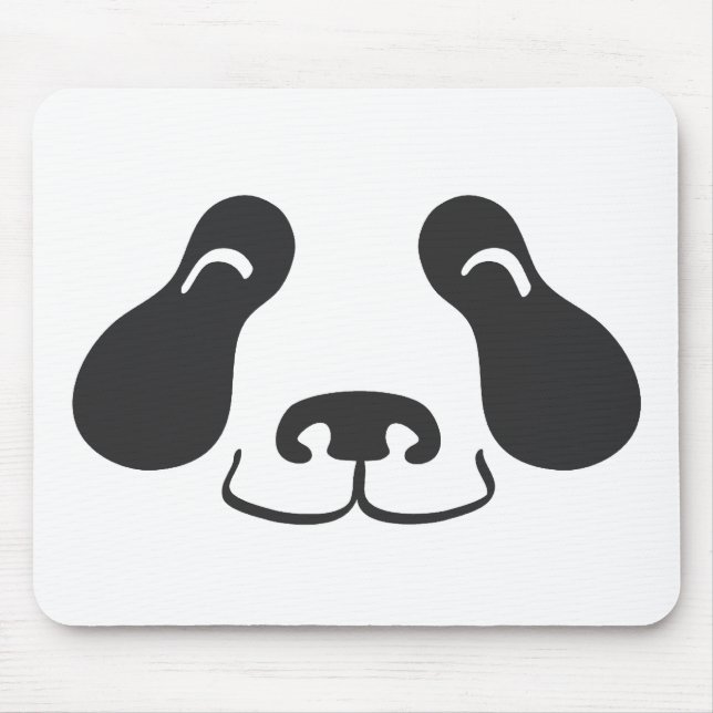 Mousepad Cara feliz da panda (Frente)
