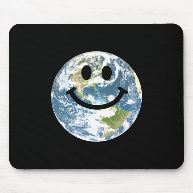Mousepad Cara feliz da terra (Frente)