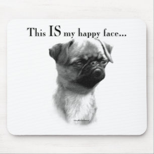 Mousepad Cara feliz de Bruxelas Griffon