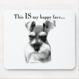 Mousepad Cara feliz do Schnauzer