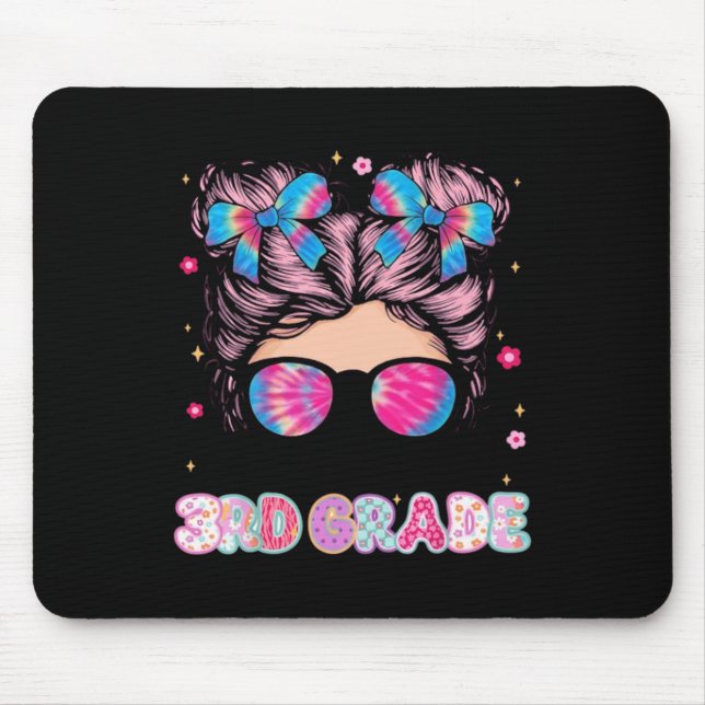 Mousepad Cara no 3º ano Coque Desarrumado Primeiro Dia de A (Frente)