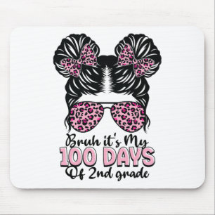 Mousepad Cara, São Meus 100 Dias De 2º Ano Cabelo Desarruma