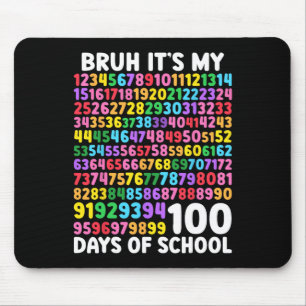 Mousepad Cara, São os Meus 100 Dias de Escola 100º Dia de E