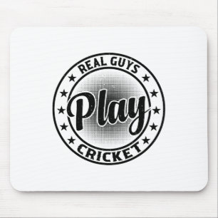 Mousepad Caraças de verdade jogam críquete - jogador de crí