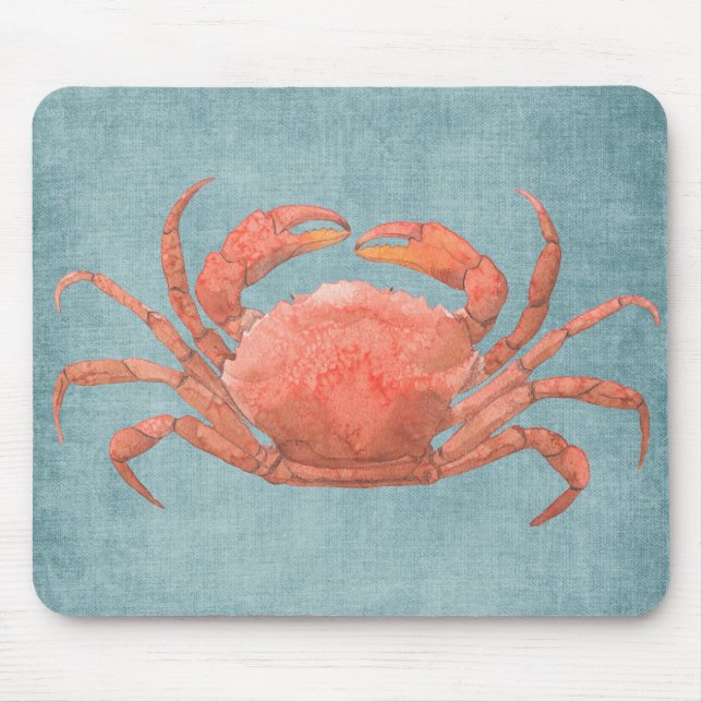 Mousepad Caranguejo Aquarela (Frente)