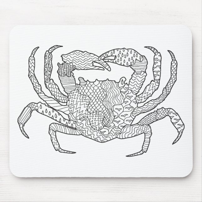 Mousepad Caranguejo de Zendoodle (Frente)