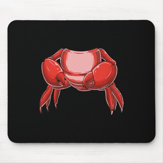 Mousepad Caranguejo Sem Cabeça Costume Engraçado Caranguejo (Frente)