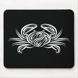 Mousepad Caranguejo Tribal Negro e Branco