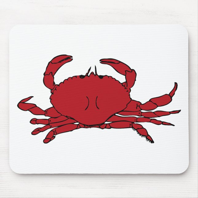Mousepad Caranguejo vermelho (Frente)