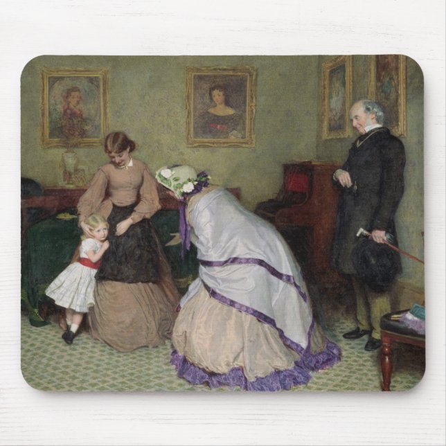 Mousepad Caras estranhas (w/c & bodycolour no papel) (Frente)