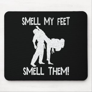 Mousepad Caratê Engraçado Cheira-Me A Cheiro Para Homens