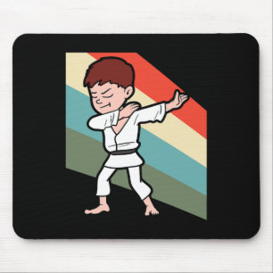 Mousepad Caratê Judô Jujutsu Taekwondo Kickboxing Dabbing D