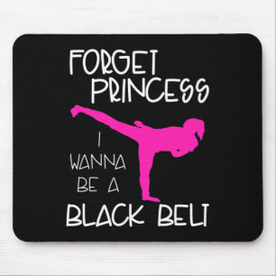 Mousepad Carateiro Engraçado Camisa Negra Belt Artes Marcia