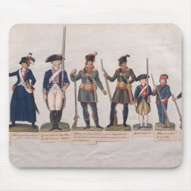 Mousepad Caráteres da Revolução Francesa (Frente)