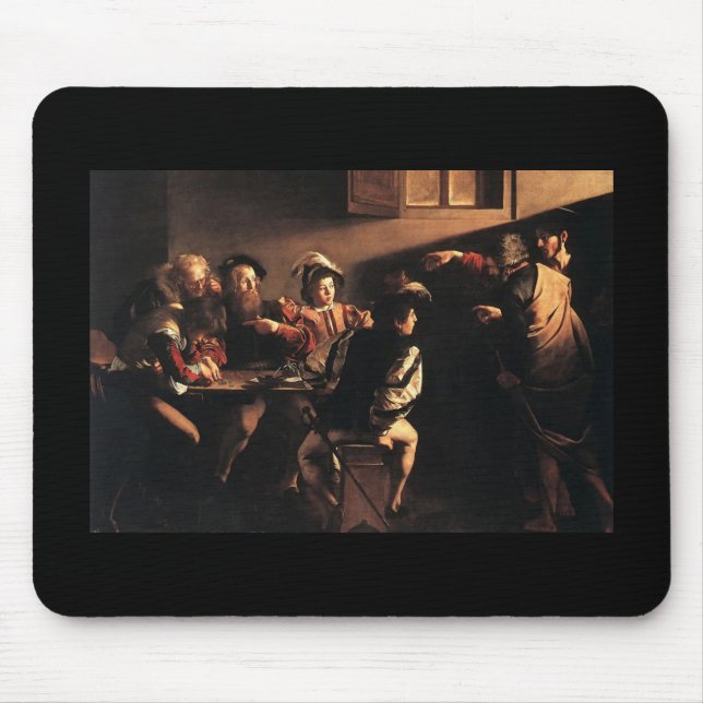Mousepad Caravaggio a chamada de St Matthew (Frente)