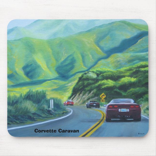 Mousepad Caravana de Corveta, caravana de Corveta (Frente)