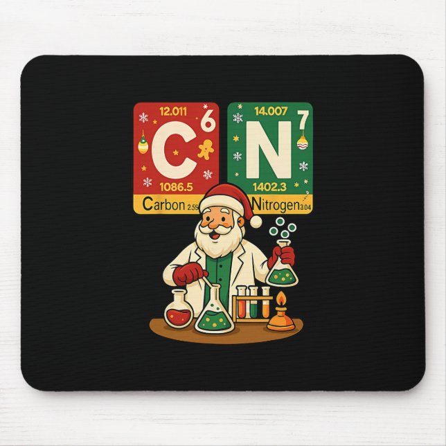 Mousepad Carbono Nitrogênio 67 Meme Professor Ciência Tabel (Frente)