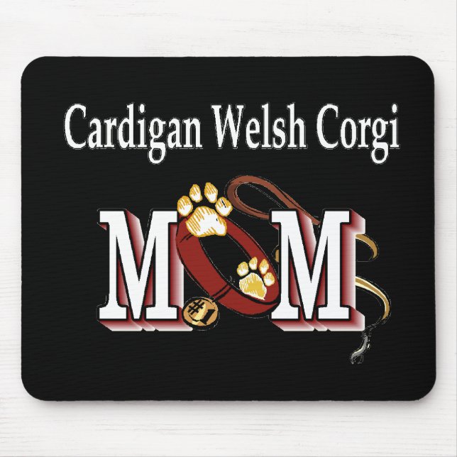 Mousepad Cardigan Welsh Corgi Dog MOM (Frente)