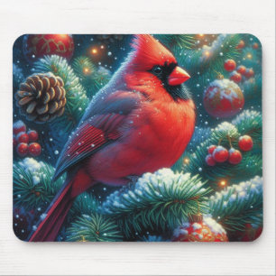 Mousepad Cardinal-do-natal/de-inverno