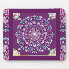 Mousepad Cardinal Red Rosace