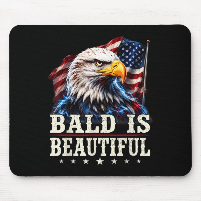 Mousepad Careca é lindo 4 de julho dia da independência (Frente)