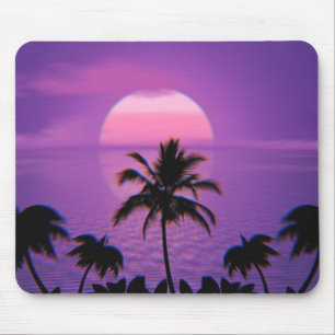 Mousepad Caribe estética solar Vaporwave Retro 80s 90s