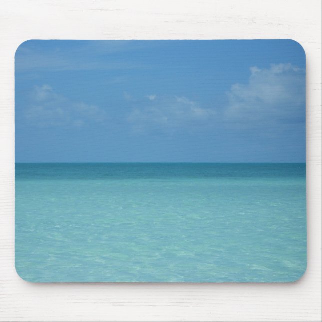 Mousepad Caribe Horizonte Turquesa Tropical Azul (Frente)