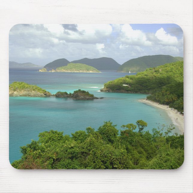 Mousepad Caribe, Ilhas Virgens Americanas, Rua John, Trunk  (Frente)