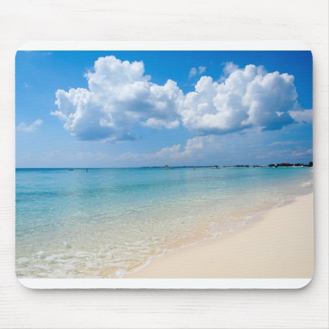 Mousepad Caribe - praia de sete milhas - Cayman Islands (Frente)