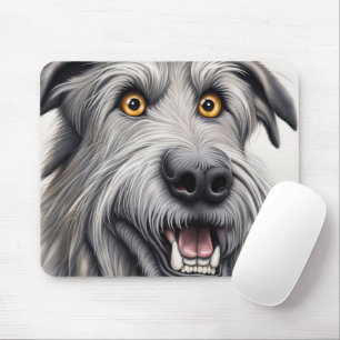Mousepad Caricatura de Wolfhound Irlandês