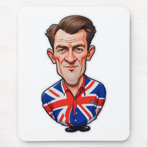 Mousepad Caricatura Do Reino Unido Com Sindicato
