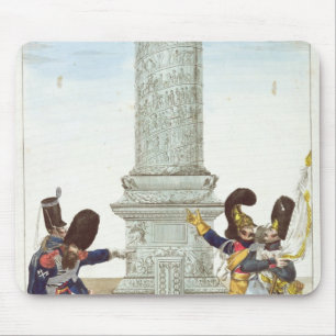 Mousepad caricatura dos soldados no Colonne Vendome