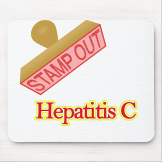 Mousepad Carimbe para fora a hepatite C