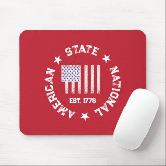 Mousepad Carimbo Circular Nacional Est 1776 Mo