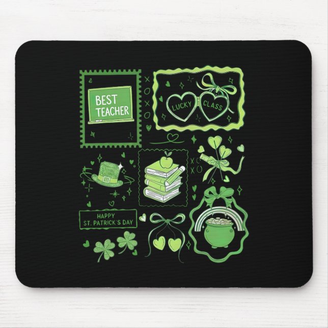 Mousepad Carimbo Coquete Stem Matemática Ciência Professor  (Frente)