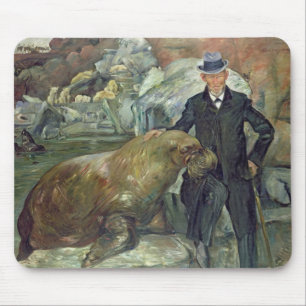 Mousepad Carl Hagenbeck em seu Jardim zoológico, 1911