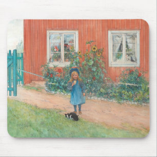 Mousepad Carl Larsson - Brita Com Um Gato