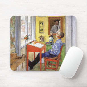 Mousepad Carl Larsson Esbjorn na Arte Vintage da Mesa Verme