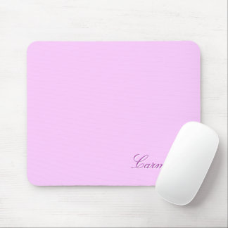 Mousepad Carmen - Modelo de nome personalizado, 50 Pink