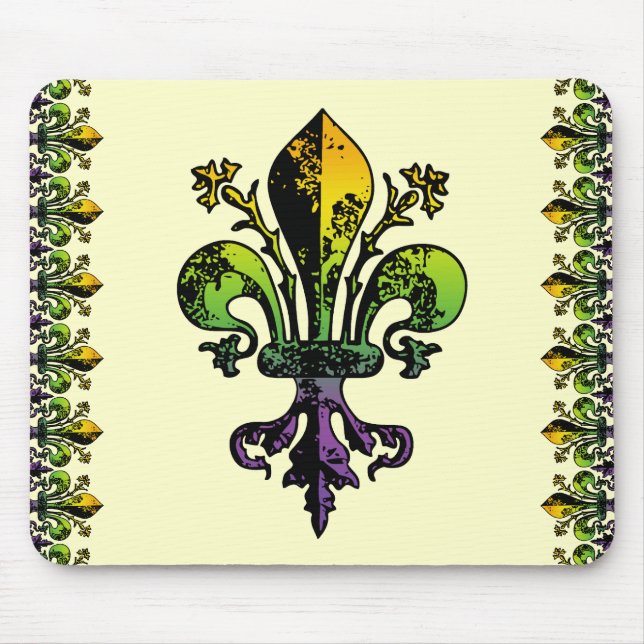 Mousepad Carnaval antigo Fleur (Frente)
