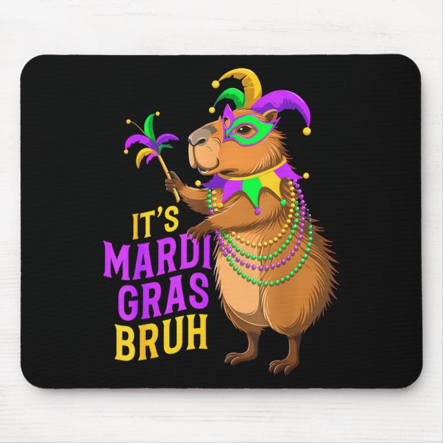 Mousepad Carnaval Bruh Divertido Festival de Capivara (Frente)