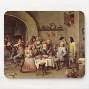 Mousepad Carnaval: "Le Roi Boit", 1690 (óleo no cobre)