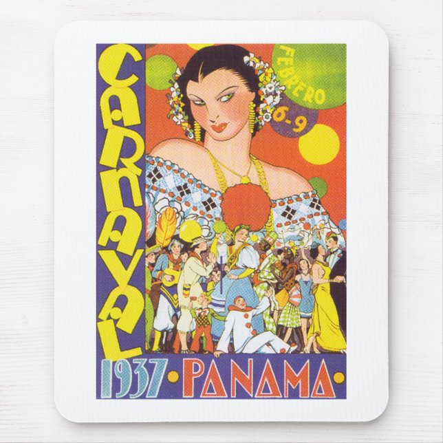 Mousepad Carnaval no Panamá (Frente)